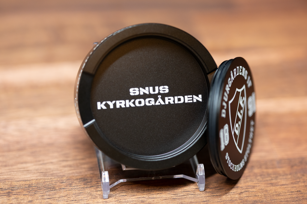 Djurgårdens IF (Black Edition) - Limited edition Snusdosa I Aluminium