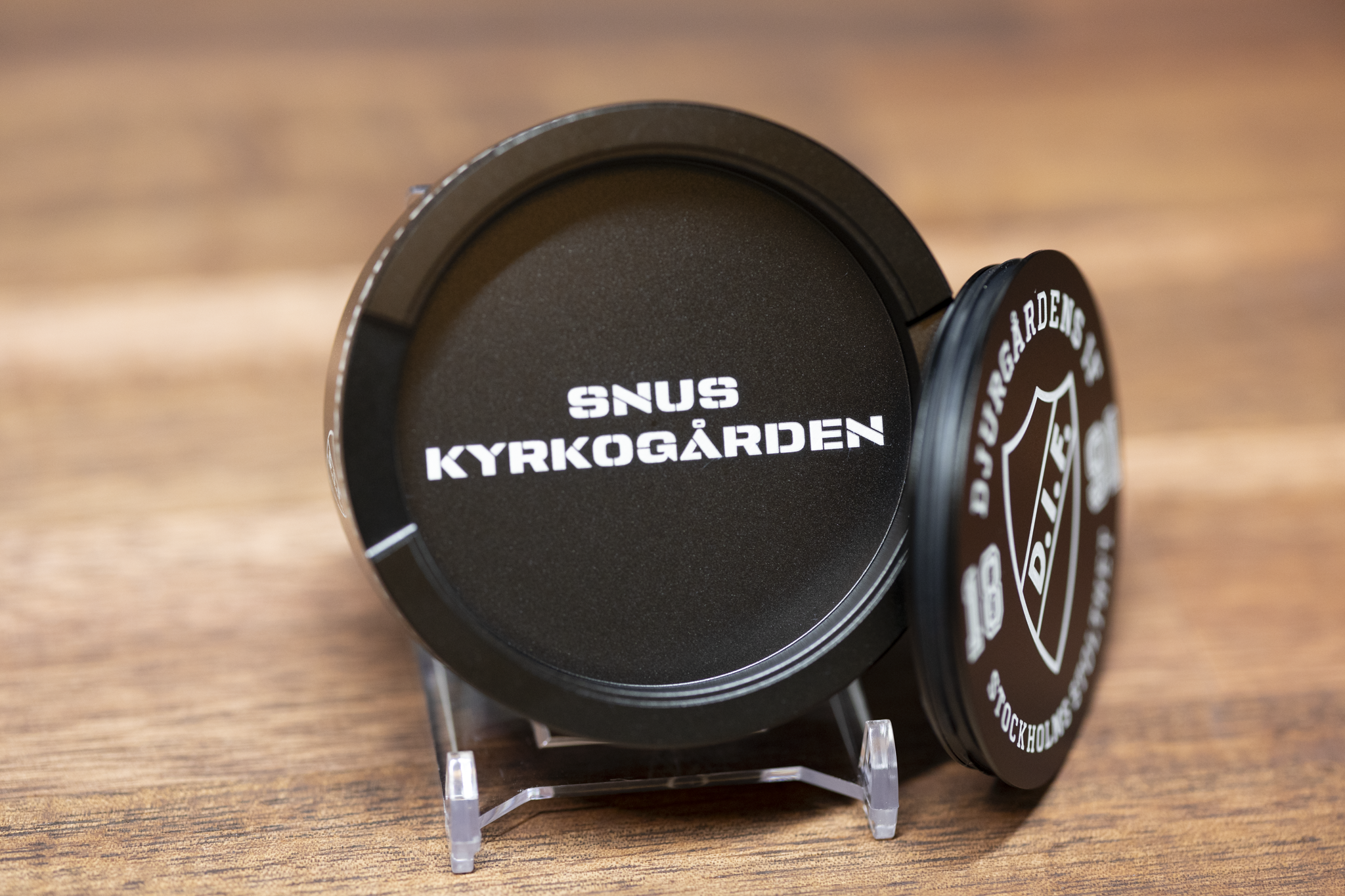 Djurgårdens IF (Black Edition) - Limited edition Snusdosa I Aluminium