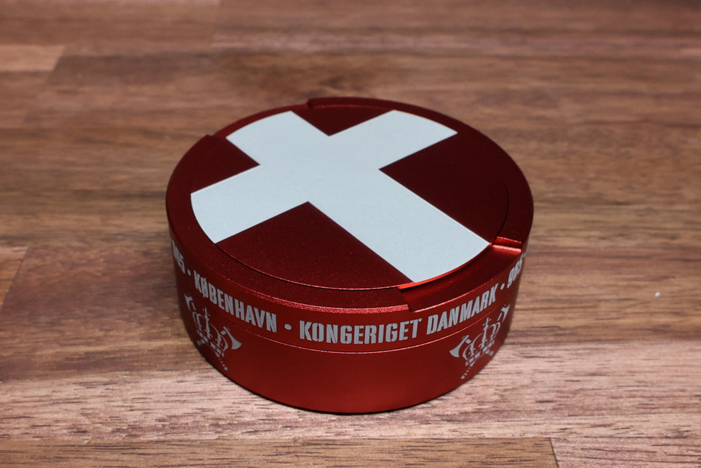 Danmark - Limited Edition Snusdosa i Aluminium